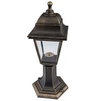 купить Светильник садово-парковый ландшафтный 60Вт E27 пластик бронза IP44 4х гранный в Сыктывкаре Светильник садово-парковый ландшафтный 60Вт E27 пластик бронза IP44 4х гранный