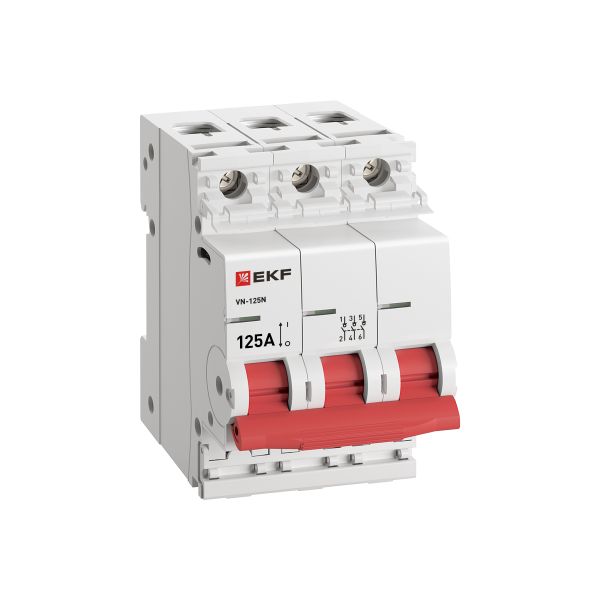 Выключатель нагрузки 3Р 125А ВН-63N EKF PROxima