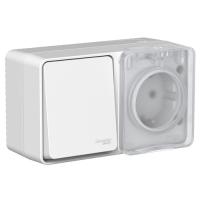 купить Атлас Профи серый блок Р+В1кл открытая горизонтально заземление шторки IP54  в Сыктывкаре Атлас Профи серый блок Р+В1кл открытая горизонтально заземление шторки IP54