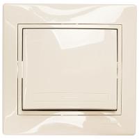 купить Мира выключатель скрытая бежевый 1кл 10А IP20  в Сыктывкаре Мира выключатель скрытая бежевый 1кл 10А IP20