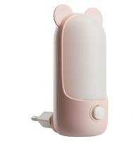 Ночник свд 0,8Вт розовый Мишка, 2700K/6500K, с перекл.