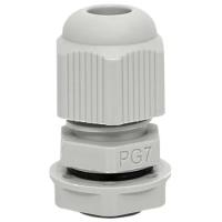 Сальник PG-7 3-6,5мм серый IP54 EKF 