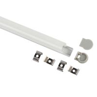 Профиль с экраном накладной круглый 15*20*2000мм ЭРА крепеж+заглушки