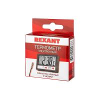 купить Часы-метеостанция 1*G13 выносной проводной датчик Rexant  в Сыктывкаре Часы-метеостанция 1*G13 выносной проводной датчик Rexant