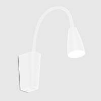 купить Светильник настенный (бра) 1*15Вт GU10 белый General гибкий в Сыктывкаре Светильник настенный (бра) 1*15Вт GU10 белый General гибкий