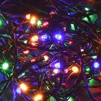 купить Гирлянда нить 5м RGB 50свд с контроллером IP20 зеленый провод 8реж в Сыктывкаре Гирлянда нить 5м RGB 50свд с контроллером IP20 зеленый провод 8реж