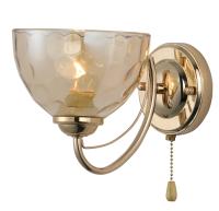 Светильник настенный (бра) 1*40Вт E27 золото/тонированный Rivoli 