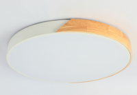 Светильник потолочный (люстра) свд 45Вт 5000К 3375лм белый/светлое дерево 