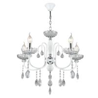 Светильник потолочный (люстра) 5*60Вт E14 белый 