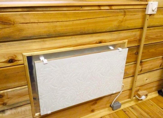 Обогреватель кварцевый 400Вт 65*35см настенный ТеплаДар