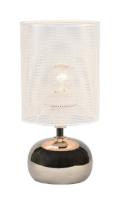 Светильник настольный 1*40Вт E14 серебро/белый Uniel Светильник настольный 1*40Вт E14 серебро/белый Uniel