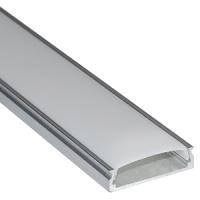 Профиль накладной 24*6*2000мм ViaSvet крепеж 4шт+заглушки 2шт