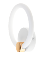 Светильник настенный (бра) свд 20Вт 3000К-6500К 1800лм белый/золото Ritter 