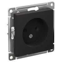 AtlasDesign карбон розетка скрытая 1-мест IP20 