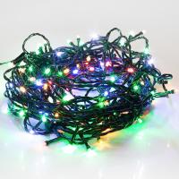 Гирлянда нить 20м мультицвет 160свд с контроллером IP20 зеленый провод "Твинкл Лайт"