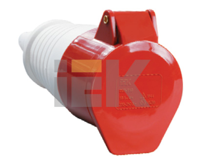 Розетка силовая переносная 32А 3Р+РЕ+N IP44 ССИ-225 IEK