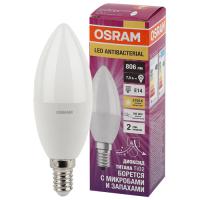 купить Лампа свеча свд Е14 7Вт 2700К 806лм В39 матовая Osram в Сыктывкаре Лампа свеча свд Е14 7Вт 2700К 806лм В39 матовая Osram