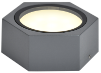 купить Светильник настенный 1*15Вт GX53 IP65 серый металл IEK в Сыктывкаре Светильник настенный 1*15Вт GX53 IP65 серый металл IEK