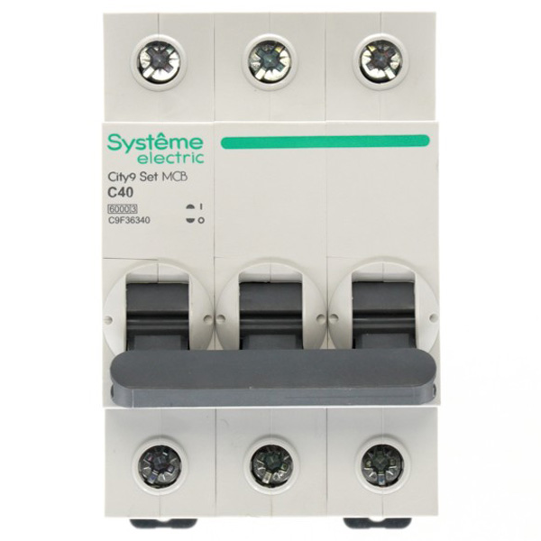 Автомат 3Р 40А C 6кА City9 Systeme Electric 