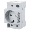 Розетка щитовая 16А 220В с заземлением на DIN-рейку РМ-102 DEKraft