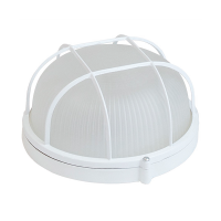 купить Светильник НПП 60Вт E27 круг белый с решеткой IP54 Баня SVET  -45 ... +125 в Сыктывкаре Светильник НПП 60Вт E27 круг белый с решеткой IP54 Баня SVET  -45 ... +125