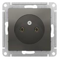 AtlasDesign сталь розетка скрытая 1-мест IP20 