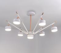 Светильник потолочный (люстра) 7*15Вт GX53 белый/золото