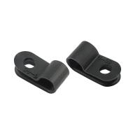 Серьга 5мм пластик черный Rexant 50шт