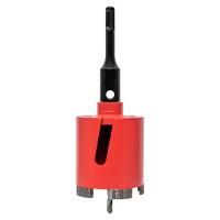 Коронка по бетону 72мм SDS-plus алмазная EKF безударная