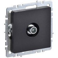 BRITE Роз. TV проходная РТВ10-0-БрЧ черн. IEK