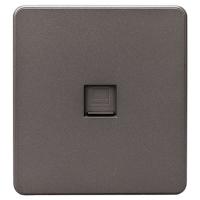 Миле Раунд титан механизм RJ45 скрытая 1-ая 