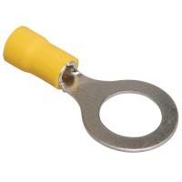 Наконечник кольцо 4,0-6,0мм2 8мм изолированный желтый НКИ IEK 20шт