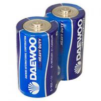 Батарейка D(R20,LR20) солевая штучно Daewoo 
