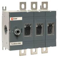 Рубильник 3Р 250А без ручки TwinBlock EKF PROxima 