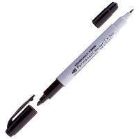 Маркер для кабеля 1,0мм/2,0мм черный CROWN двухсторонний