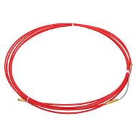 Зонд для протяжки кабеля 5м стеклопруток EKF со сменным наконечником