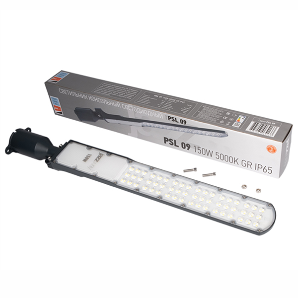 Светильник консольный свд PSL 09 150W 5000K GR IP65 Jazzway