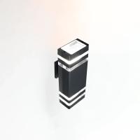 Светильник настенный 2*35Вт GU10 IP65 черный металл General 