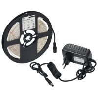 Лента свд 12В 4,8Вт/м 60свд/м 6500К 2835 IP65 IEK комплект