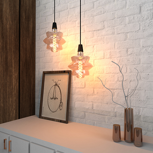 купить Лампа декор свд Е27 8Вт 2400К 560лм BD180 золотистая филамент Gauss  в Сыктывкаре Лампа декор свд Е27 8Вт 2400К 560лм BD180 золотистая филамент Gauss