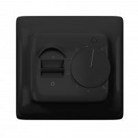 Терморегулятор теплого пола скрытая 16А черный Grandeks 