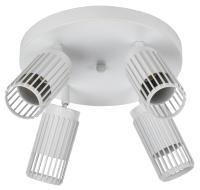 купить Светильник настенный (спот) 4*50Вт GU10 белый поворотный IEK в Сыктывкаре Светильник настенный (спот) 4*50Вт GU10 белый поворотный IEK