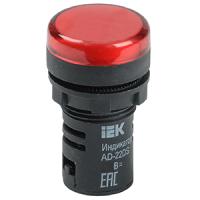 Лампа сигнальная AD22DS свд красный 24В IP40 IEK 