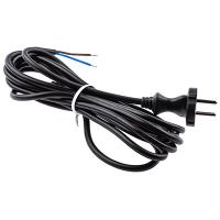 Шнур 3м ПВС 2*0,75 черный с вилкой Эра