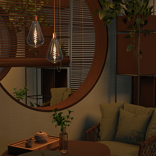 купить Лампа декор свд Е27 8,5Вт 1800К 165лм ST164 серая филамент Gauss  в Сыктывкаре Лампа декор свд Е27 8,5Вт 1800К 165лм ST164 серая филамент Gauss