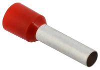 Наконечник-гильза 10,0-18 изолированный красный НШВИ IEK 20шт