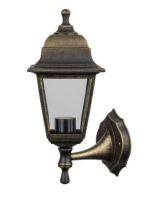 купить Светильник садово-парковый настенный 60Вт E27 пластик бронза IP44 4х гранный в Сыктывкаре Светильник садово-парковый настенный 60Вт E27 пластик бронза IP44 4х гранный
