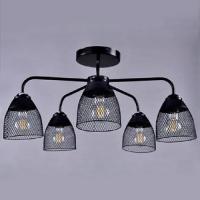 Светильник потолочный (люстра) 5*60Вт E27 черный 