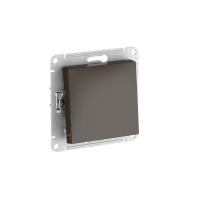 Атлас мокко выключатель кнопочный 1кл скрытая 10А IP20 быстрозажим.клем.  