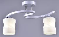 Светильник потолочный (люстра) 2*40Вт E27 белый/хром